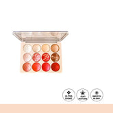 Glamorous Face 12 Color Highlighter & Blush On Palette
