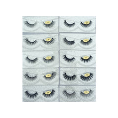 Glamorous Face 12D Mink Hair Eyelashes 10 Pieces GF 8067