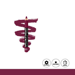Glamorous Face Infallible Contour Matte Jumbo Eye & Lip Pencil – Smooth Touch 617 Bold Bloom