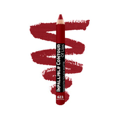 Glamorous Face Infallible Contour Matte Jumbo Eye & Lip Pencil – Smooth Touch 623 Bold Desire