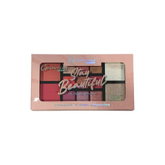 Glamorous Face Stay Beautiful Eyeshadow, Blusher & Highlighter Palette