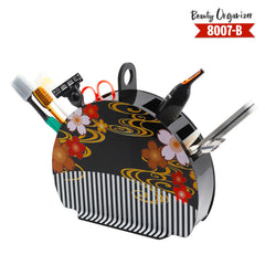 8007 Beauty Organizer With Handle , Makeup Tools Holder For Brushes, Scissors, Razors And More