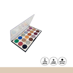 Color Institute 18 Color Glitter Eyeshadow Kit