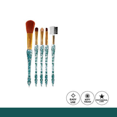 Glamorous Face 5 In 1 Makeup Brush Set