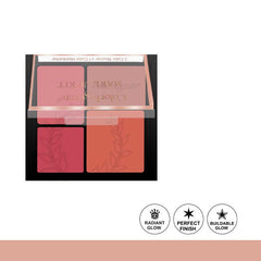 Color Institute 4 Color Blusher Makeup Kit β Long Lasting Glow