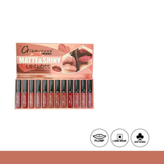 Glamorous Face 12 In 1 Lip Gloss Set