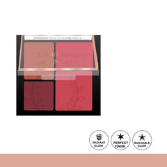 Color Institute 4 Color Blusher Makeup Kit β Long Lasting Glow