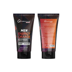 Glamorous Face Men Energy Charge Face Wash – Brightening & Energizing Deep Clean Formula