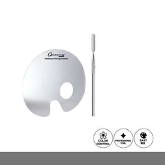 Glamorous Face Foundation & Base Mixing Palette with Spatula Stainless Steel