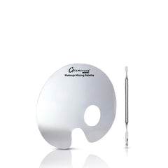 Glamorous Face Foundation & Base Mixing Palette with Spatula Stainless Steel