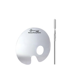 Glamorous Face Foundation & Base Mixing Palette with Spatula Stainless Steel