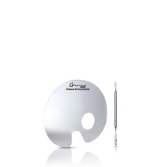 Glamorous Face Foundation & Base Mixing Palette with Spatula Stainless Steel