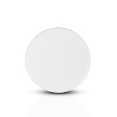 Aqua Color Line Round White Puff