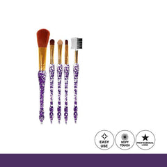 Glamorous Face 5 In 1 Makeup Brush Set
