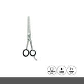 Glamorous Face Thinning Razor Scissor Silver 16