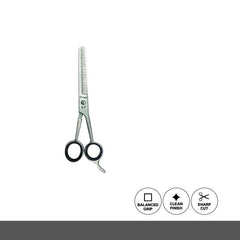Glamorous Face Thinning Razor Scissor Silver 16