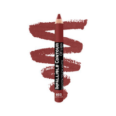 Glamorous Face Infallible Contour Matte Jumbo Eye & Lip Pencil – Smooth Touch 603 Latte Love