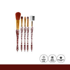 Glamorous Face 5 In 1 Makeup Brush Set