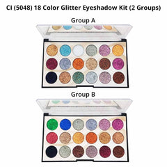 Color Institute 18 Color Glitter Eyeshadow Kit
