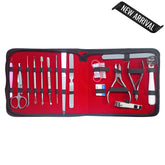 Glamorous Face 17 Pieces Professional Mani Pedi Tool Kit