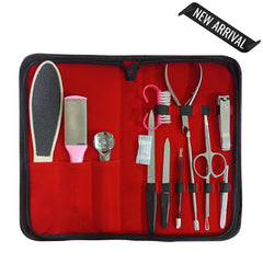 Glamorous Face 13 Pieces Professional Mani Pedi Tool Kit