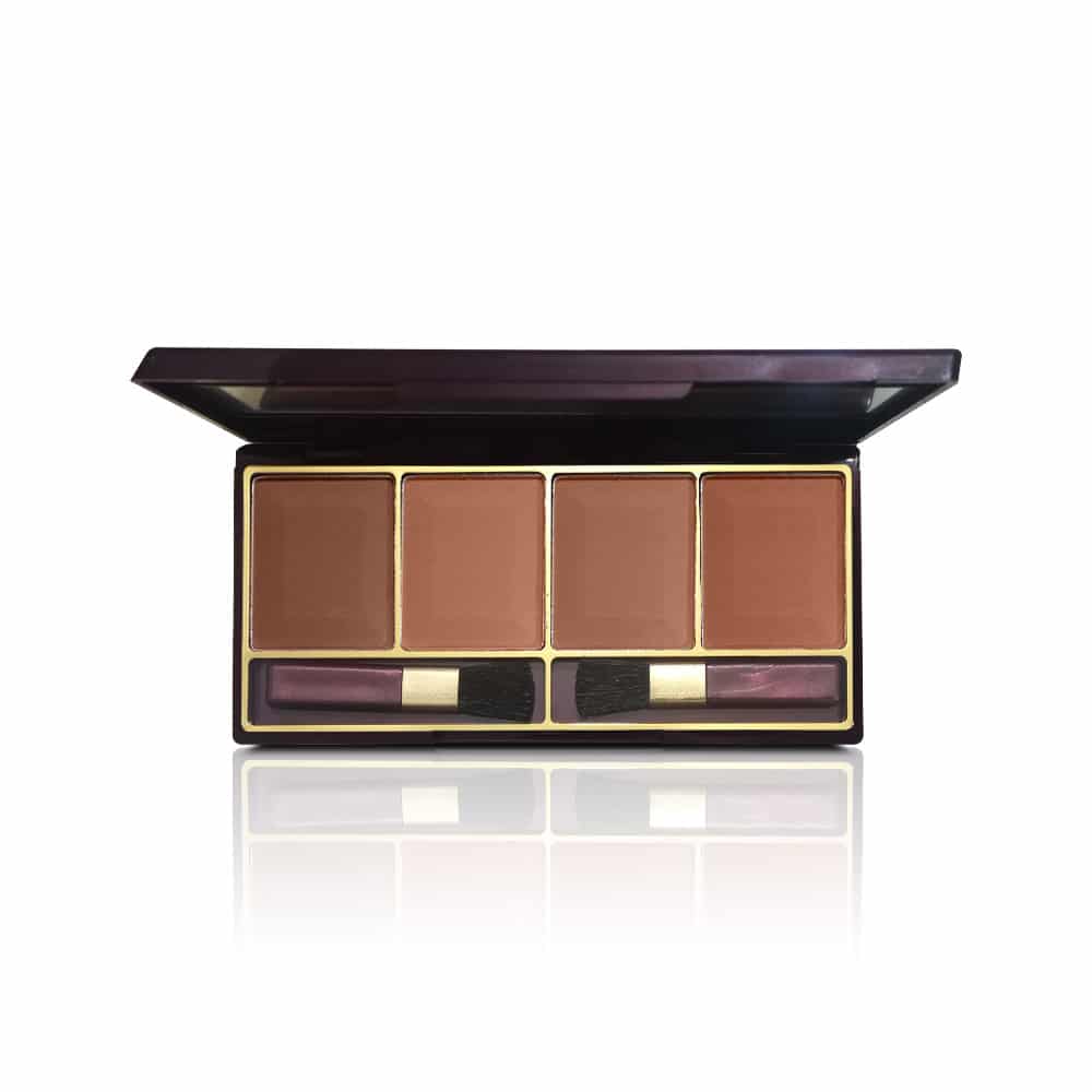 Glamorous Face 4 Color Contour & Bronzer Pallete (2 Groups)
