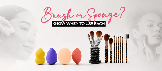 Makeup Brushes vs sponges
