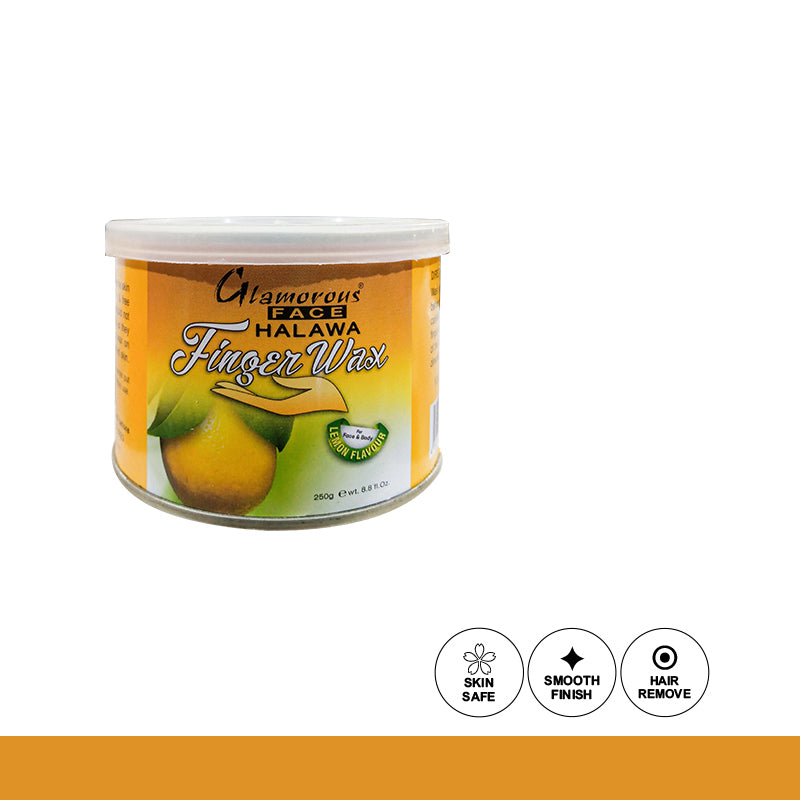 Glamorous Face Tin Finger Wax 250 gm (8 Flavour)