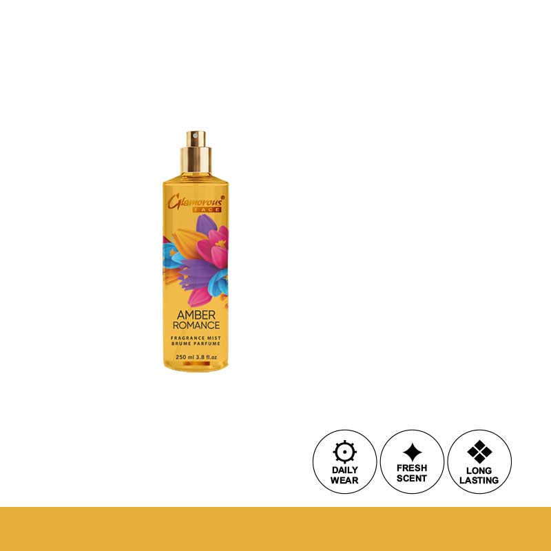 Glamorous Face Fragrance Body Mist Amber Romance 250ml