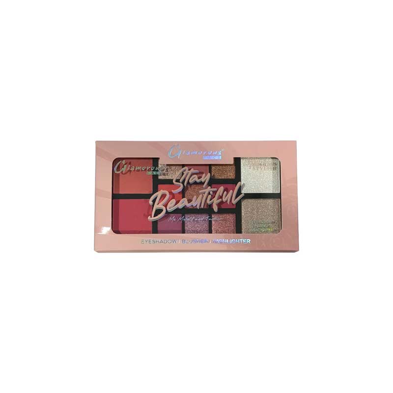 Glamorous Face Stay Beautiful Eyeshadow, Blusher & Highlighter Palette