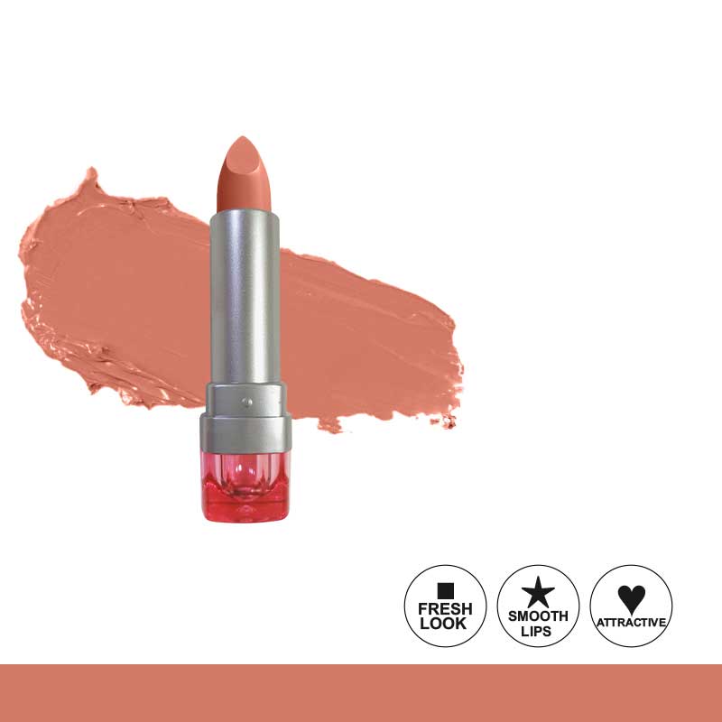 Glamorous Face Matte Lipstick Vitamin E & Aloe Vera Extracts (Pink Case) (40 Colors)