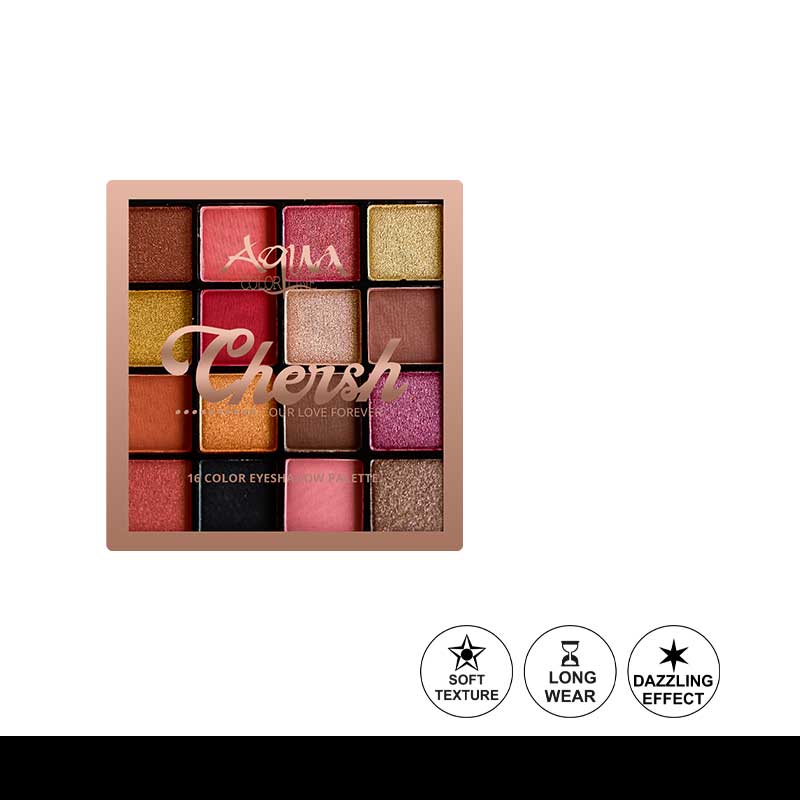 Aqua Color Line Cherish 16 Color Eyeshadow Palette