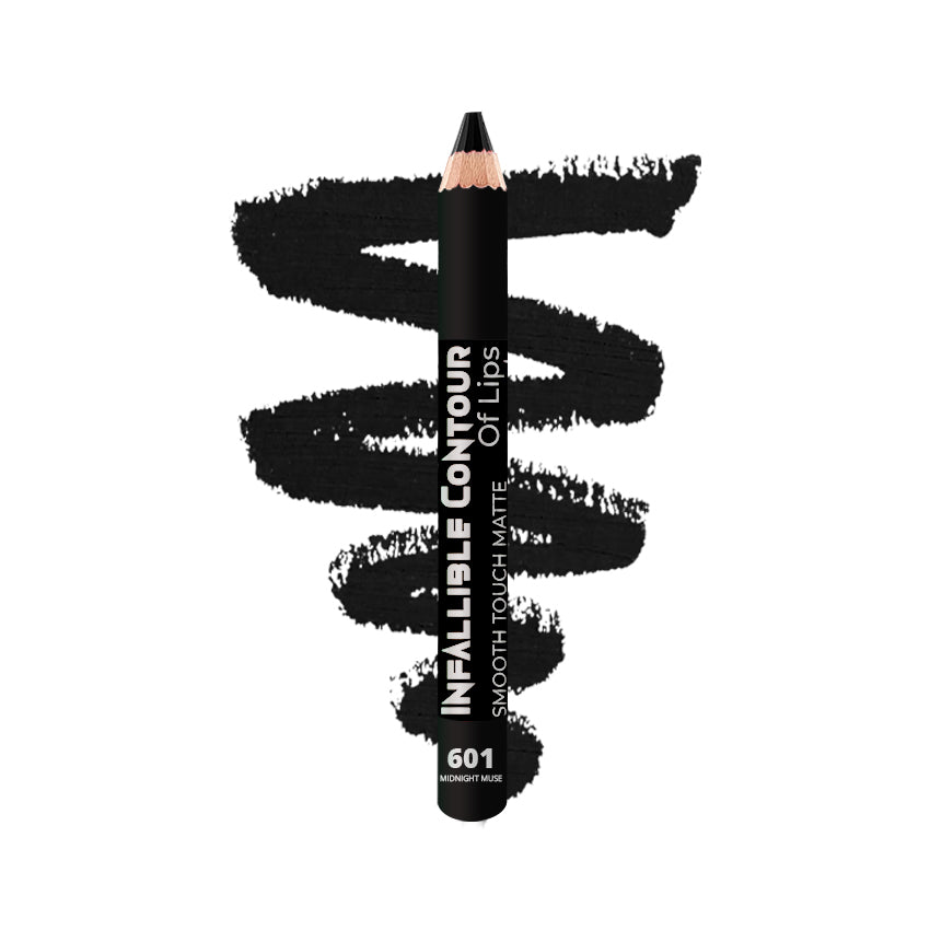 Glamorous Face Infallible Contour Matte Jumbo Eye & Lip Pencil – Smooth Touch 601 Midnight Muse