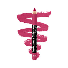 Glamorous Face Infallible Contour Matte Jumbo Eye & Lip Pencil – Smooth Touch 609 Berry Bae