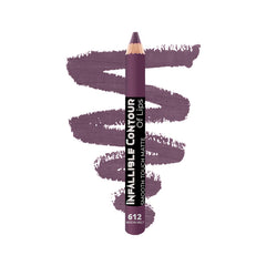 Glamorous Face Infallible Contour Matte Jumbo Eye & Lip Pencil – Smooth Touch 612 Mocha Melt