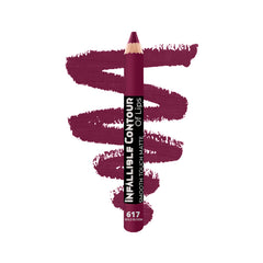 Glamorous Face Infallible Contour Matte Jumbo Eye & Lip Pencil – Smooth Touch 617 Bold Bloom