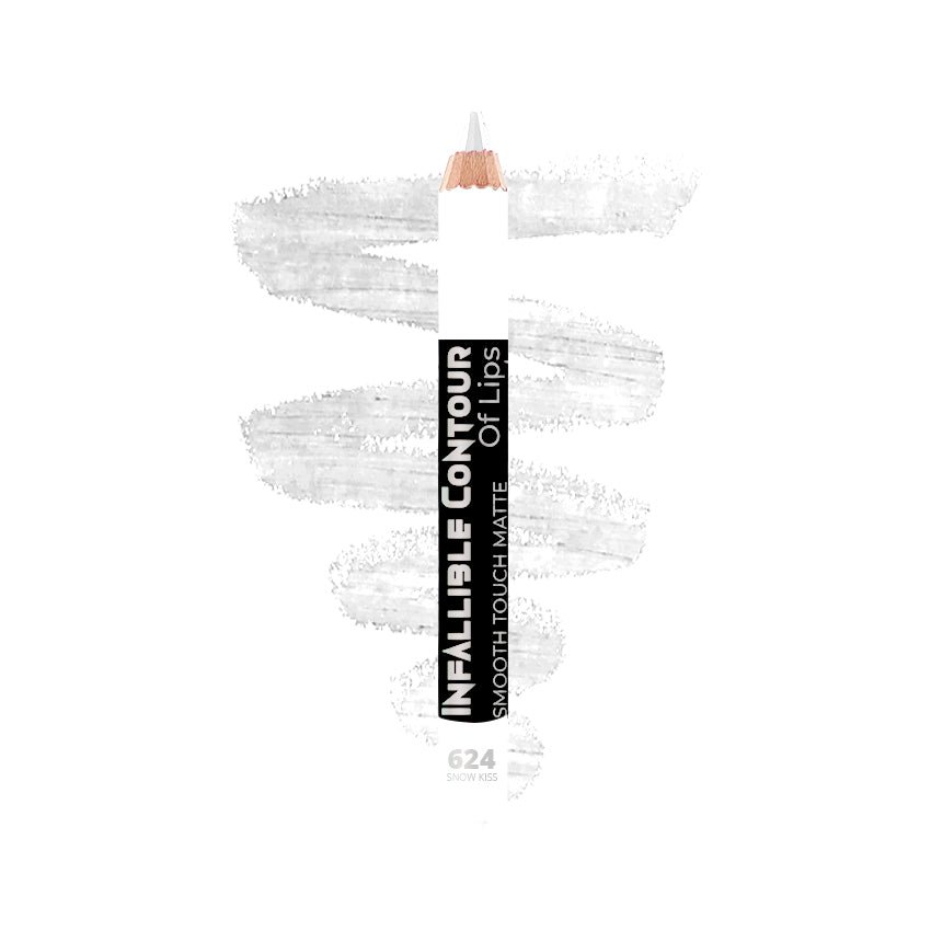 Glamorous Face Infallible Contour Matte Jumbo Eye & Lip Pencil – Smooth Touch 624 Snow Kiss