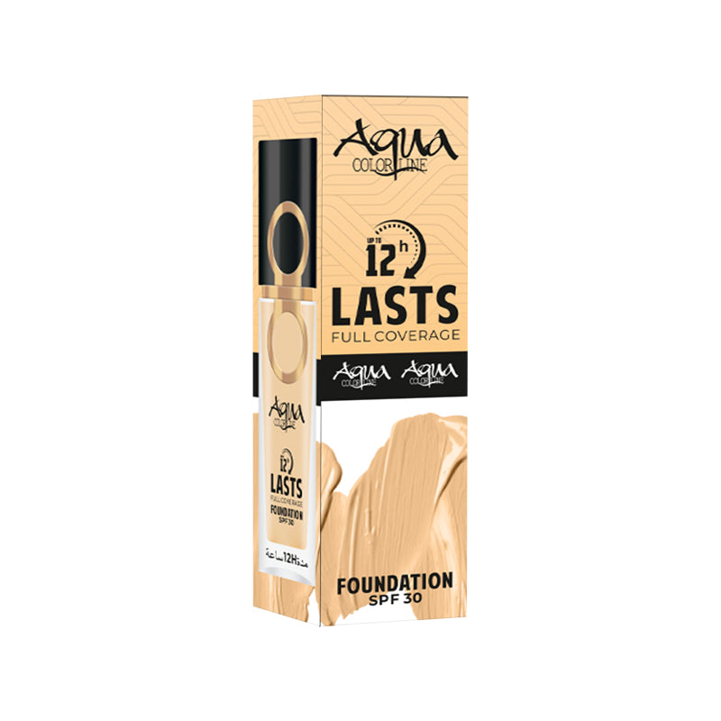 Aqua Color 12H Last Full Coverage Foundation SPF 30