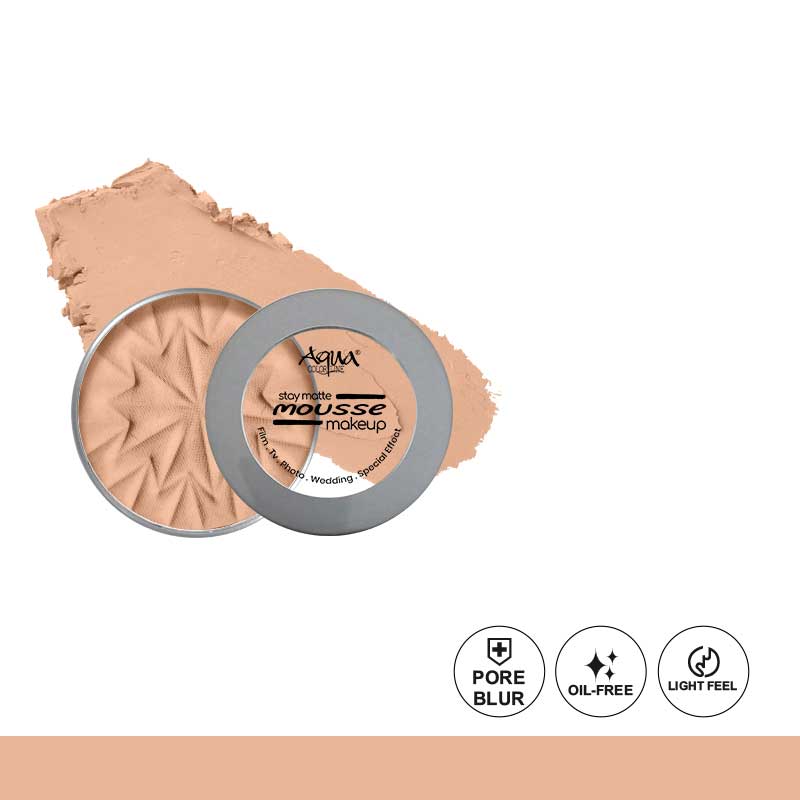 Aqua Color Line Stay Matte Mousse  Foundation