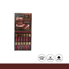 Aqua Color Line Super Stay Lip Gloss Ultra HD C-Shiny (12 Pcs Set)