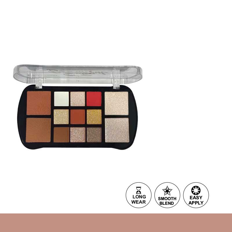 Glamorous Face Stay Beautiful Eyeshadow, Blusher & Highlighter Palette