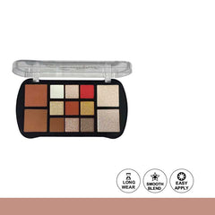 Glamorous Face Stay Beautiful Eyeshadow, Blusher & Highlighter Palette