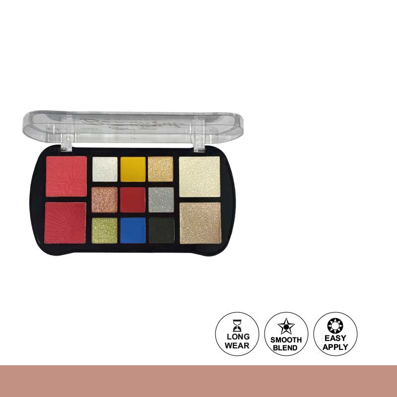 Glamorous Face Stay Beautiful Eyeshadow, Blusher & Highlighter Palette