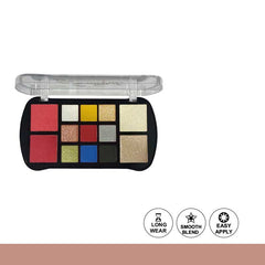 Glamorous Face Stay Beautiful Eyeshadow, Blusher & Highlighter Palette