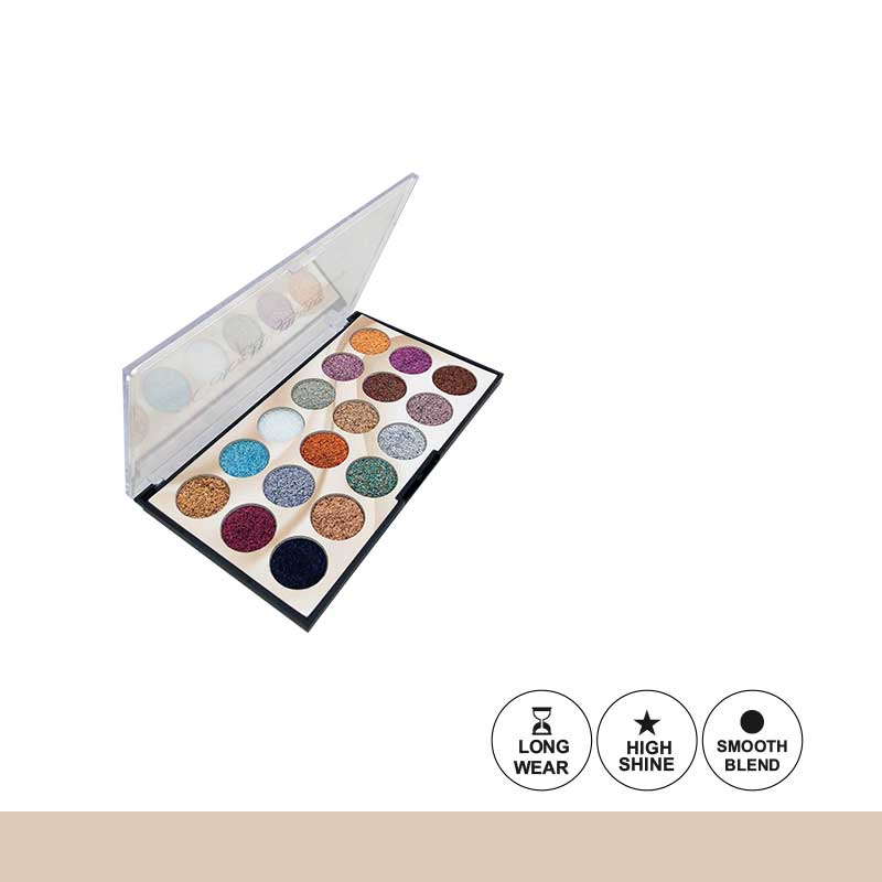 Color Institute 18 Color Glitter Eyeshadow Kit