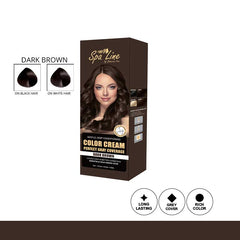 Glamorous Face Hair Color Cream Perfect Gray Coverage