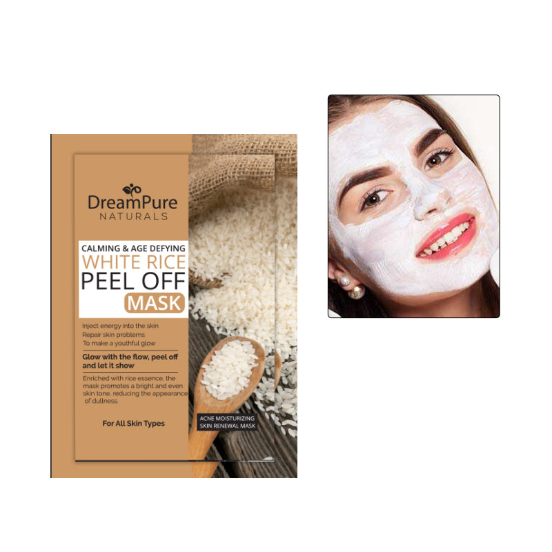 Dream Pure Naturals Calming & Age Defying White Rice Peel Off Mask