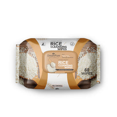 Dream Pure Natural 60 Rice Wipes For Face & Body