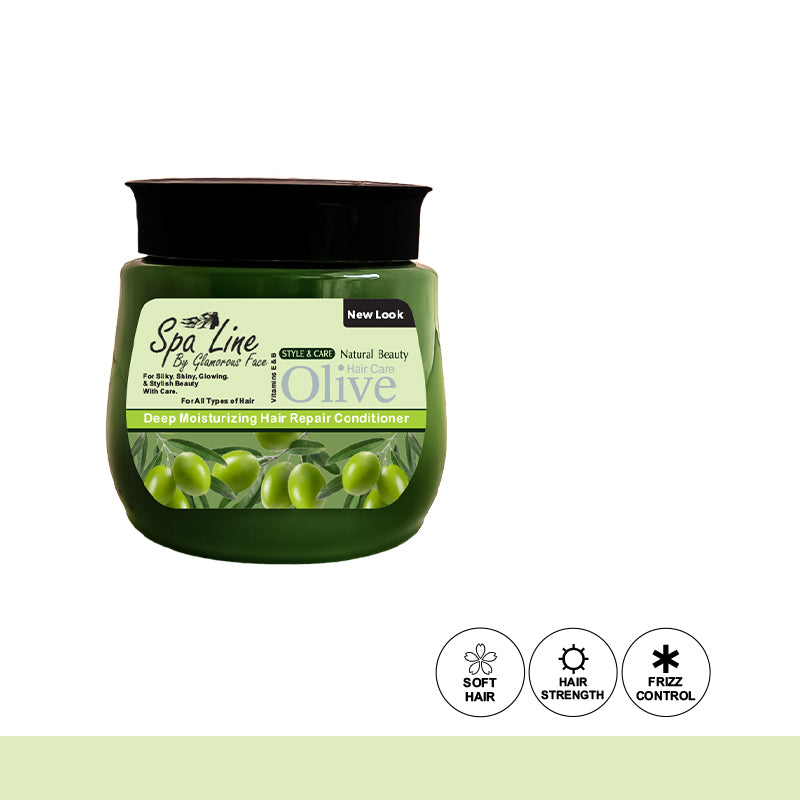 Spa Line By Glamorous Face Olive Hair Repair Conditioner Jar 650g
