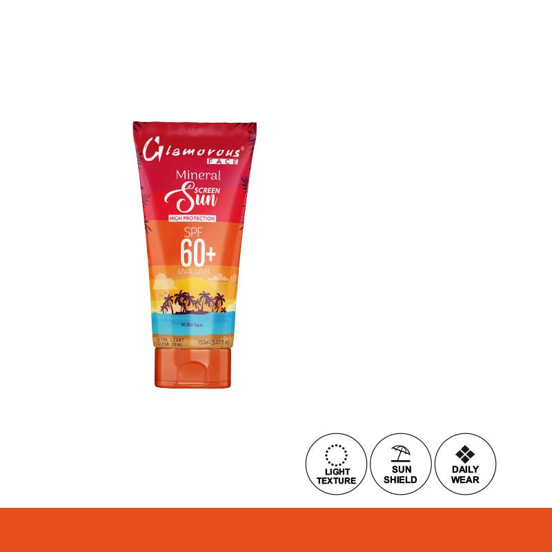 Glamorous Face Sunscreen Lotion , Sunblock SPF 60+ UVA UVB